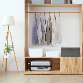  antracitszürke szövet tárolódoboz 50 x 30 x 25 cm