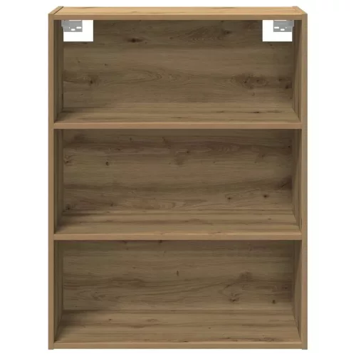  kézműves tölgy színű szerelt fa tálalószekrény fali szekrénnyel