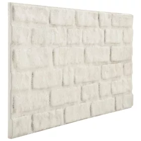  Fali panelek 10 pcs Fehér 100 x 50 cm EPS Hab