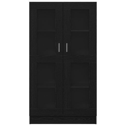  Könyvespolc - Fekete Tölgy, 82,5x30,5x150 cm, Mérnöki Fa