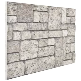  Fali panelek 10 pcs Szürke 100 x 50 cm EPS Hab