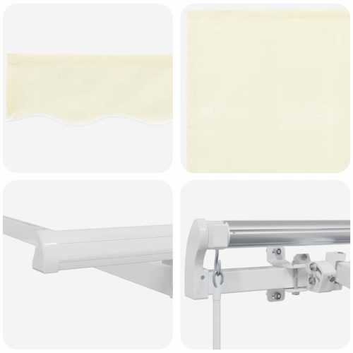  Behúzható napellenző Krém 250 x 200 cm szövet