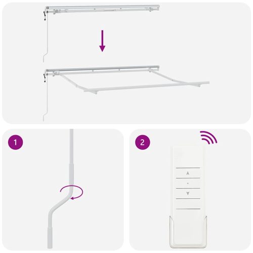  Behúzható napellenző Krém 250 x 200 cm szövet