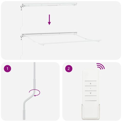  Behúzható napellenző Antracit 250 x 200 cm Poliészter és fém