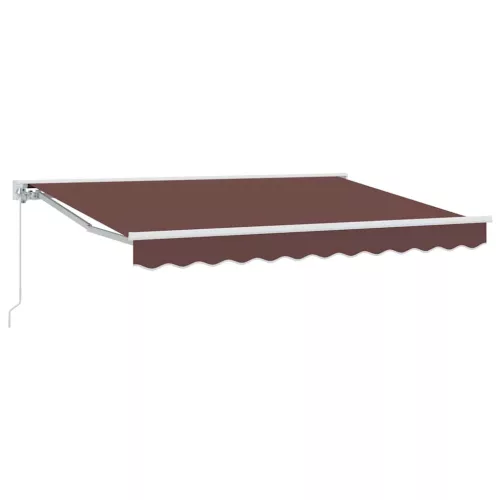  Napernyő keret Barna 250 x 200 cm Poliészter PU bevonattal