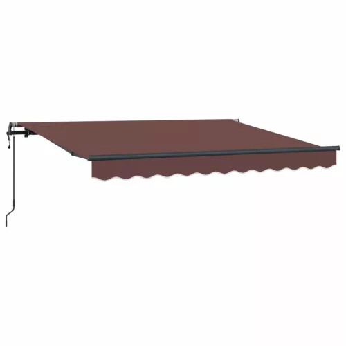  Behúzható napellenző Barna 250 x 200 cm szövet