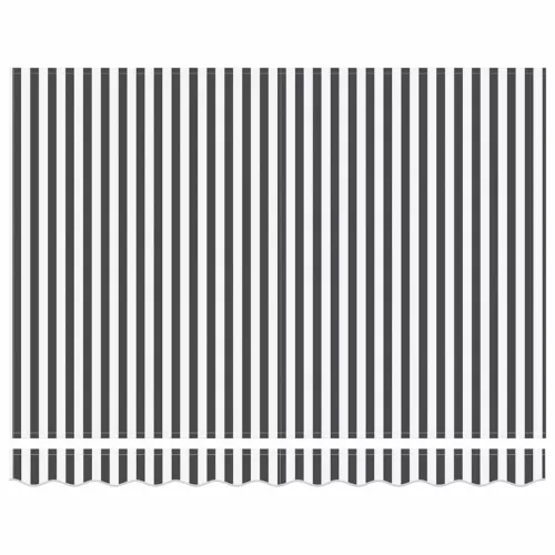  Behúzható napellenző Antracit és Fehér 250 x 200 cm