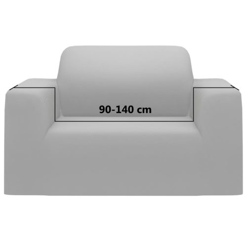  szürke sztreccs poliészterdzsörzé kanapé védőhuzat