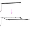  Behúzható napellenző Krém 300 x 200 cm szövet