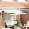  Behúzható napellenző Krém 300 x 200 cm szövet