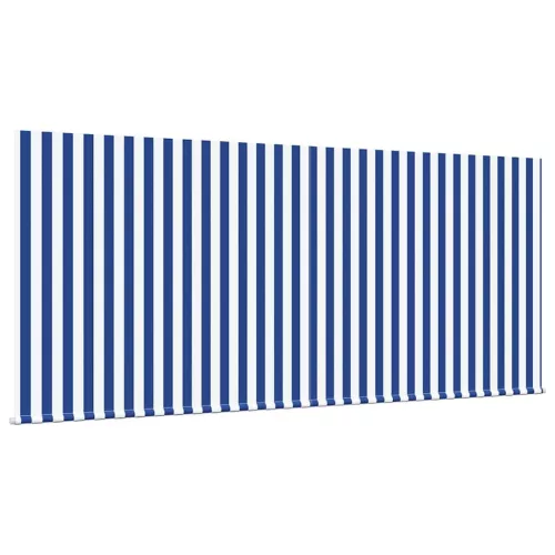  Behúzható napellenző Kék és Fehér 300 x 200 cm