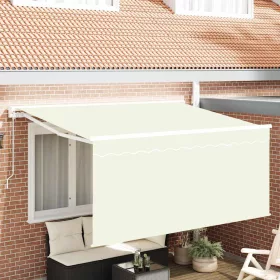  Behúzható napellenző Krém 300 x 200 cm szövet