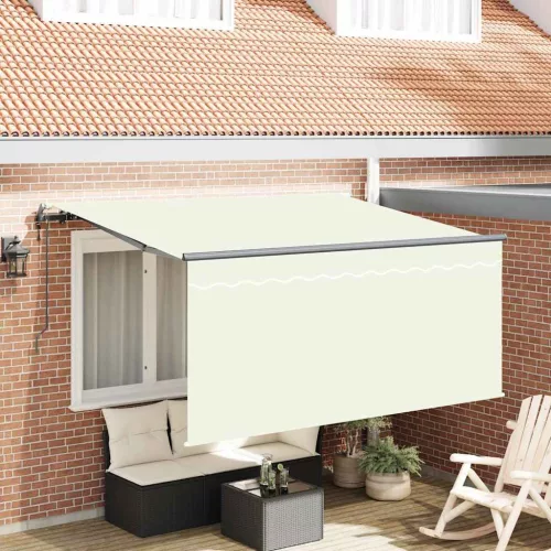  Behúzható napellenző Krém 300 x 200 cm szövet