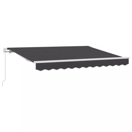  Behúzható napellenző Antracit 300 x 200 cm szövet