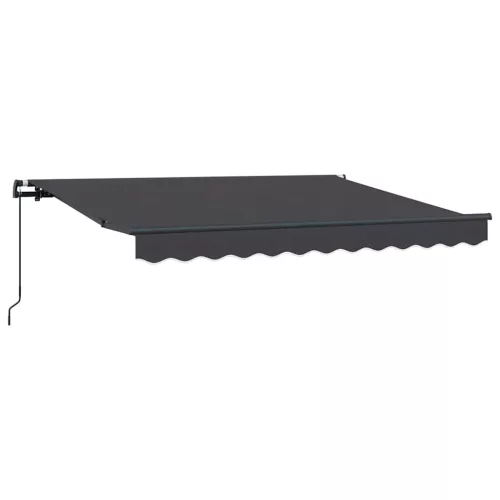  Behúzható napellenző Antracit 300 x 200 cm szövet