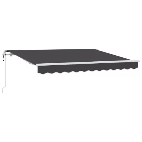  Behúzható napellenző Antracit 300 x 200 cm szövet