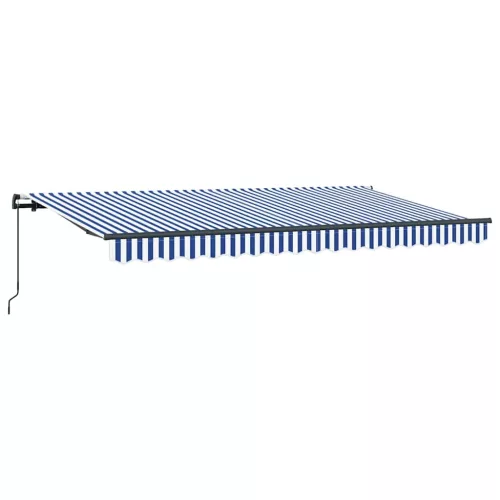  Behúzható napellenző Kék 350 x 200 cm szövet