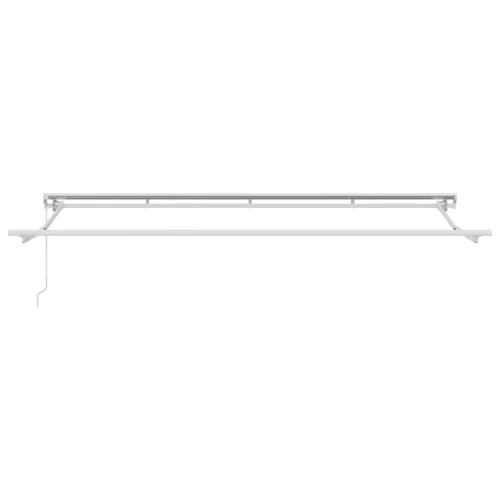  Behúzható napellenző Krém 350 x 200 cm Poliészter és fém