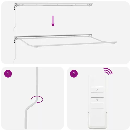  Behúzható napellenző Krém 350 x 200 cm Poliészter és fém