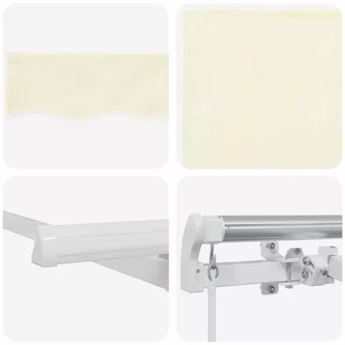  Behúzható napellenző Krém 350 x 200 cm szövet