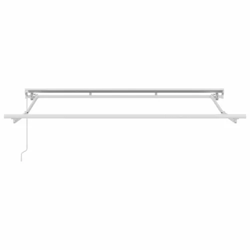  Behúzható napellenző Antracit és Fehér 350 x 200 cm