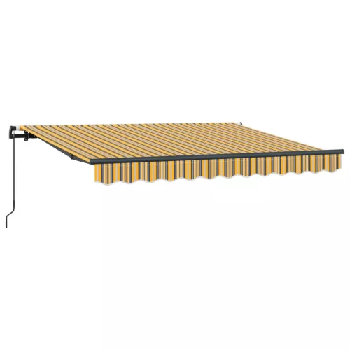  Behúzható napellenző Sárga 350 x 200 cm szövet