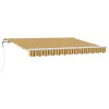  Behúzható napellenző Sárga 350 x 200 cm szövet