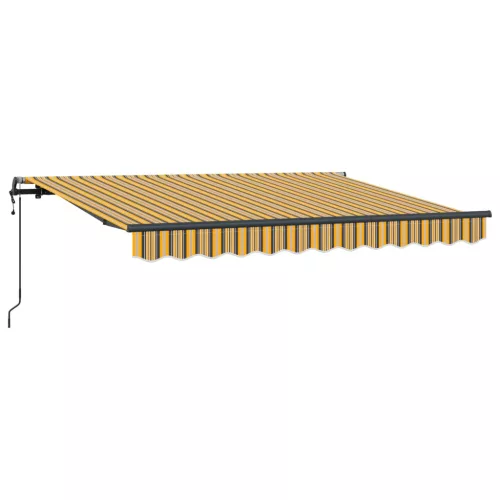  Behúzható napellenző Sárga 350 x 200 cm szövet