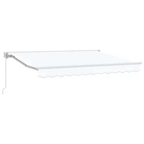  Napernyő keret Fehér 350 x 200 cm Poliészter PU bevonattal