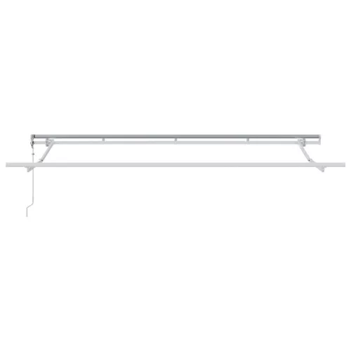  Behúzható napellenző Krém 400 x 200 cm Pamut és Alumínium