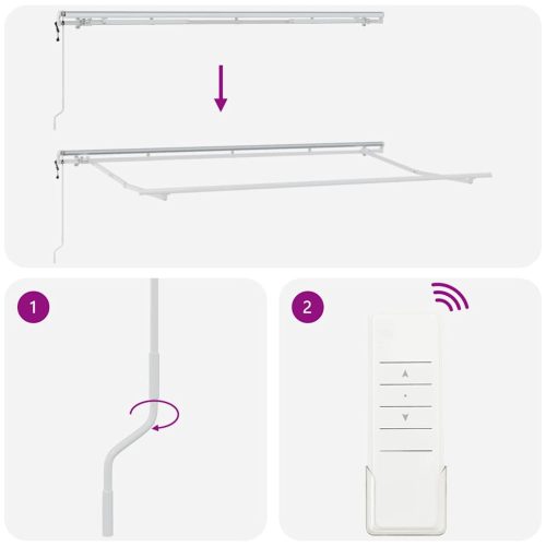  Behúzható napellenző Burgundi 400 x 200 cm szövet