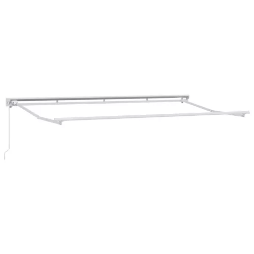  Napernyő keret Barna 400 x 200 cm Poliészter PU bevonattal
