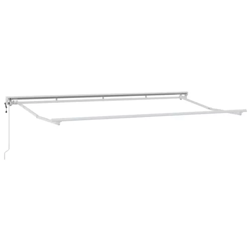  Napernyő keret Barna 400 x 200 cm Poliészter PU bevonattal