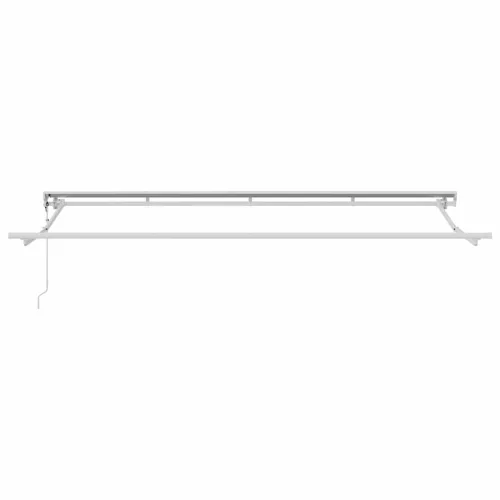  Napernyő keret Barna 400 x 200 cm Poliészter PU bevonattal