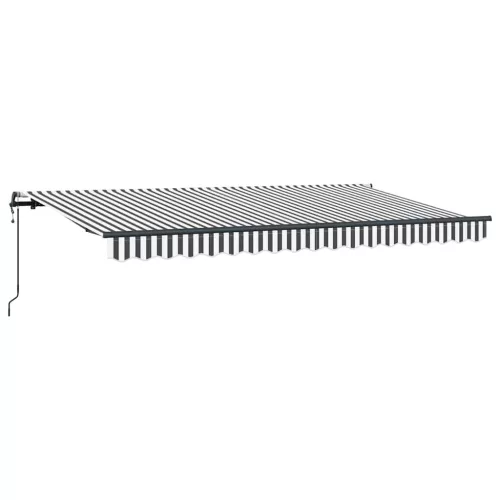  Behúzható napellenző Antracit 400 x 200 cm szövet