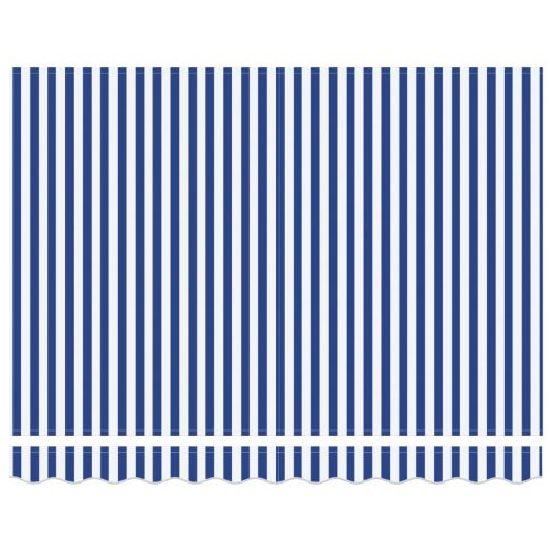  Behúzható napellenző Kék és fehér csíkos Nagy
