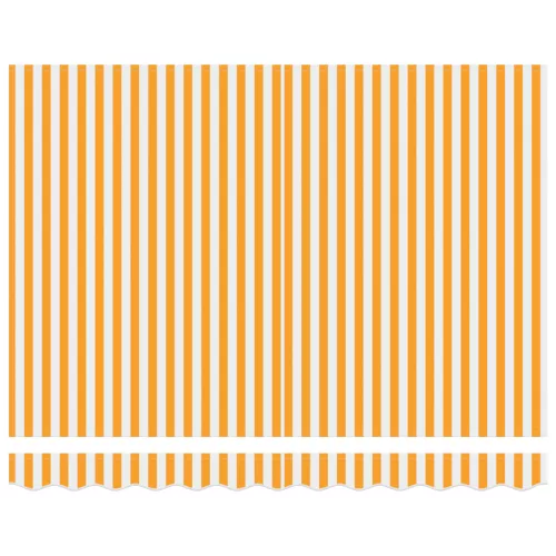  Behúzható napellenző Sárga és Fehér 300x250 cm