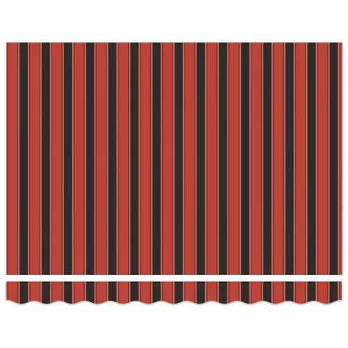  Behúzható napellenző Narancs és Barna 300 x 250 cm