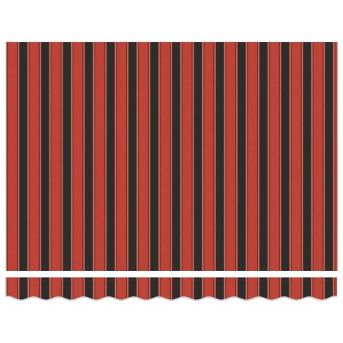  Napernyő Anyag narancssárga és barna 300 x 250 cm Poliészter