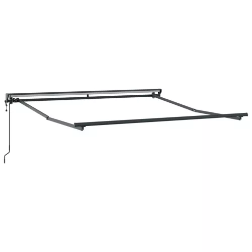  Napernyő keret Barna 300 x 250 cm Poliészter PU bevonattal