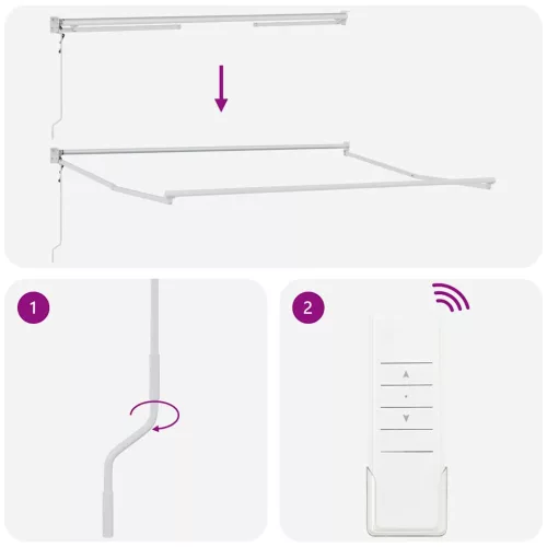  Behúzható napellenző Piros 300 x 250 cm szövet