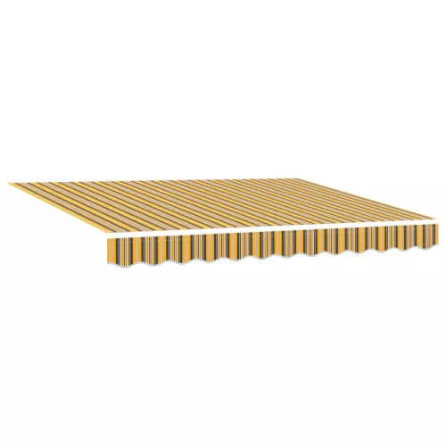  Automatikus Behúzható Napellenző Színes Csík 300x250 cm