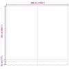  Behúzható napellenző Fehér 300x250 cm Poliészter
