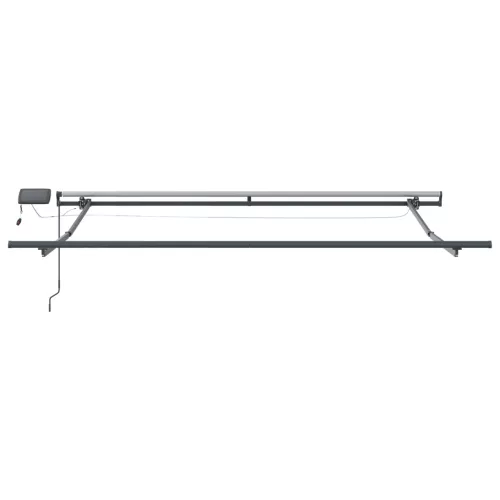  Manuális Behúzható Napellenző LED világosszürke 300x250 cm