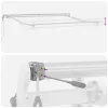  Elektromos Kihúzható Napernyő Zöld és sárga 300 x 250 cm