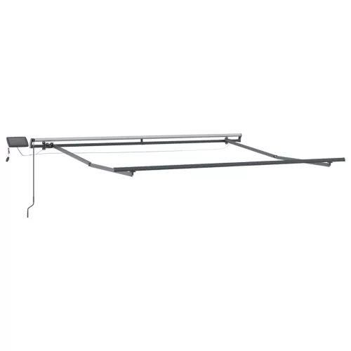  Behúzható napellenző Zöld és sárga 300 x 250 cm szövet