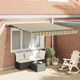    Napernyő Anyag tartalmaz Zöld és sárga 300 x 250 cm Poliészter
