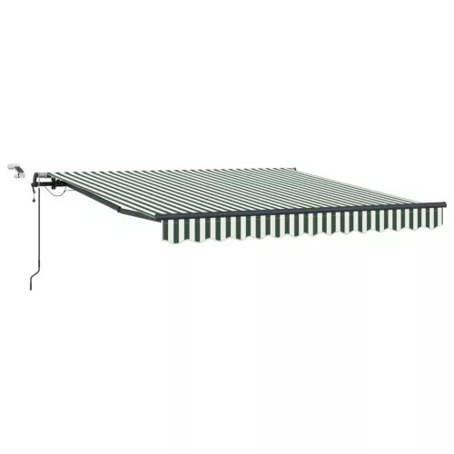  Napernyő Anyag tartalmaz Zöld és Fehér 300 x 250 cm Poliészter