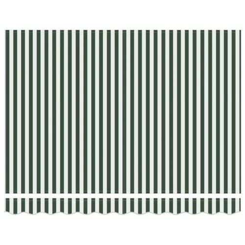  Napernyő Zöld és Fehér 300 x 250 x 165 cm Poliészter