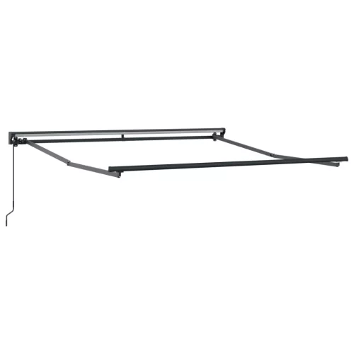  Behúzható napellenző Kék és Fehér 350x250 cm